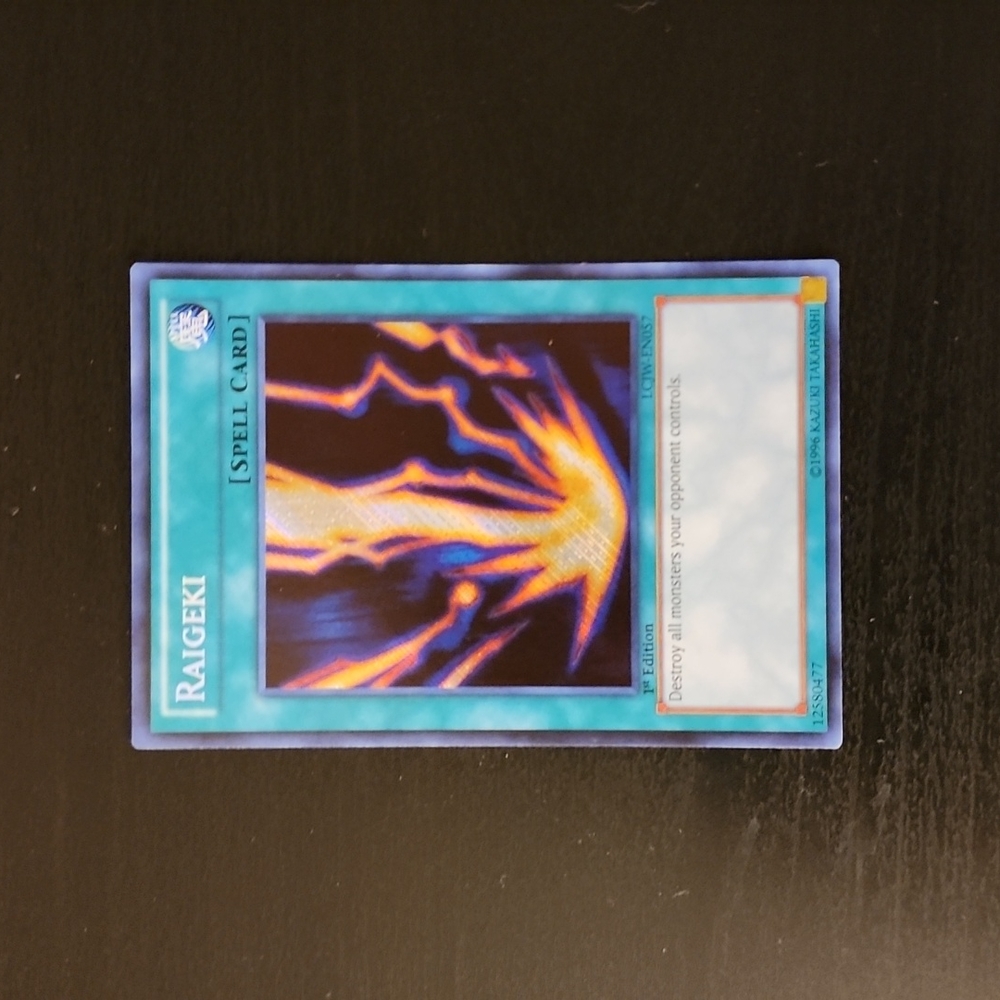 1st Edition Yu-Gi-Oh Raigeki LCJW-EN057 Secret Rare (NM)!